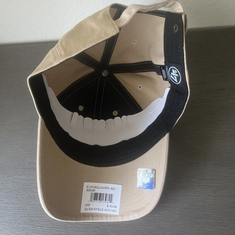 Jacksonville Jaguars 47 Brand MVP Strapback Khaki NWT